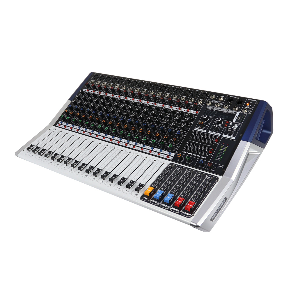 Audio With Music - Profesyonel 350W 16 Kanallı Metal Ses