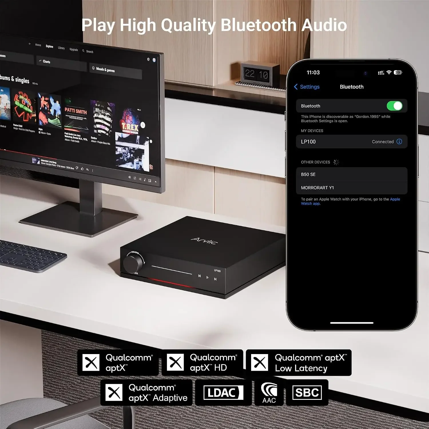 Arylic LP100 Kablosuz Müzik Ak - Audio Music Google incelemesi ve fiyatı