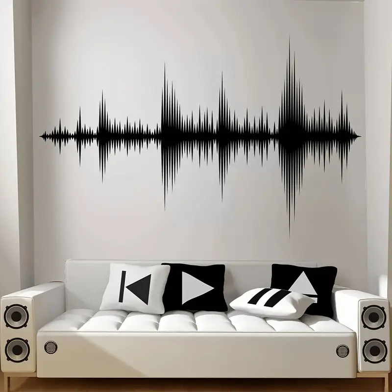 Ses Boeing Dalga Duvar Çıkartm - Audio Music Wallpaper incelemesi ve fiyatı
