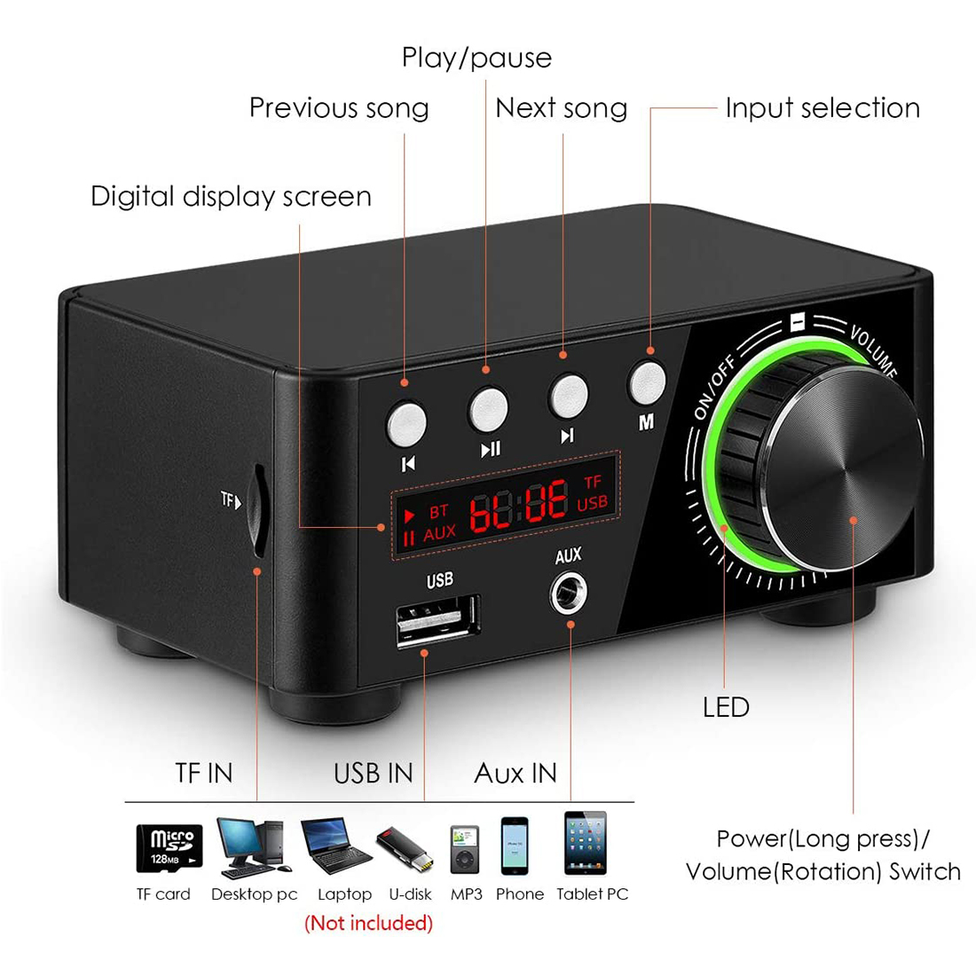 50WX 2 güç amplifikatörü kurul - Audio Music Light incelemesi ve fiyatı