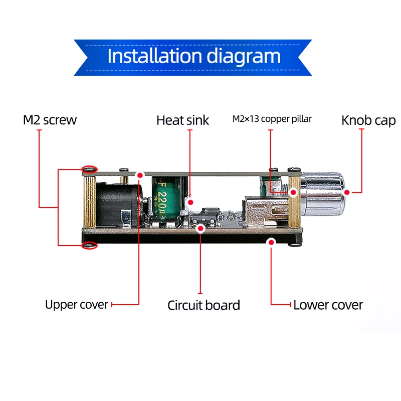 2 x 50W Bluetooth 5.0 Güç Ampl - Audio Music Player App incelemesi ve fiyatı